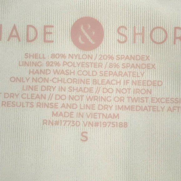 Shade And Shore Women's Sz Small Side Tie Hipster Bikini Swim Bottom Striped New - Picture 5 of 9